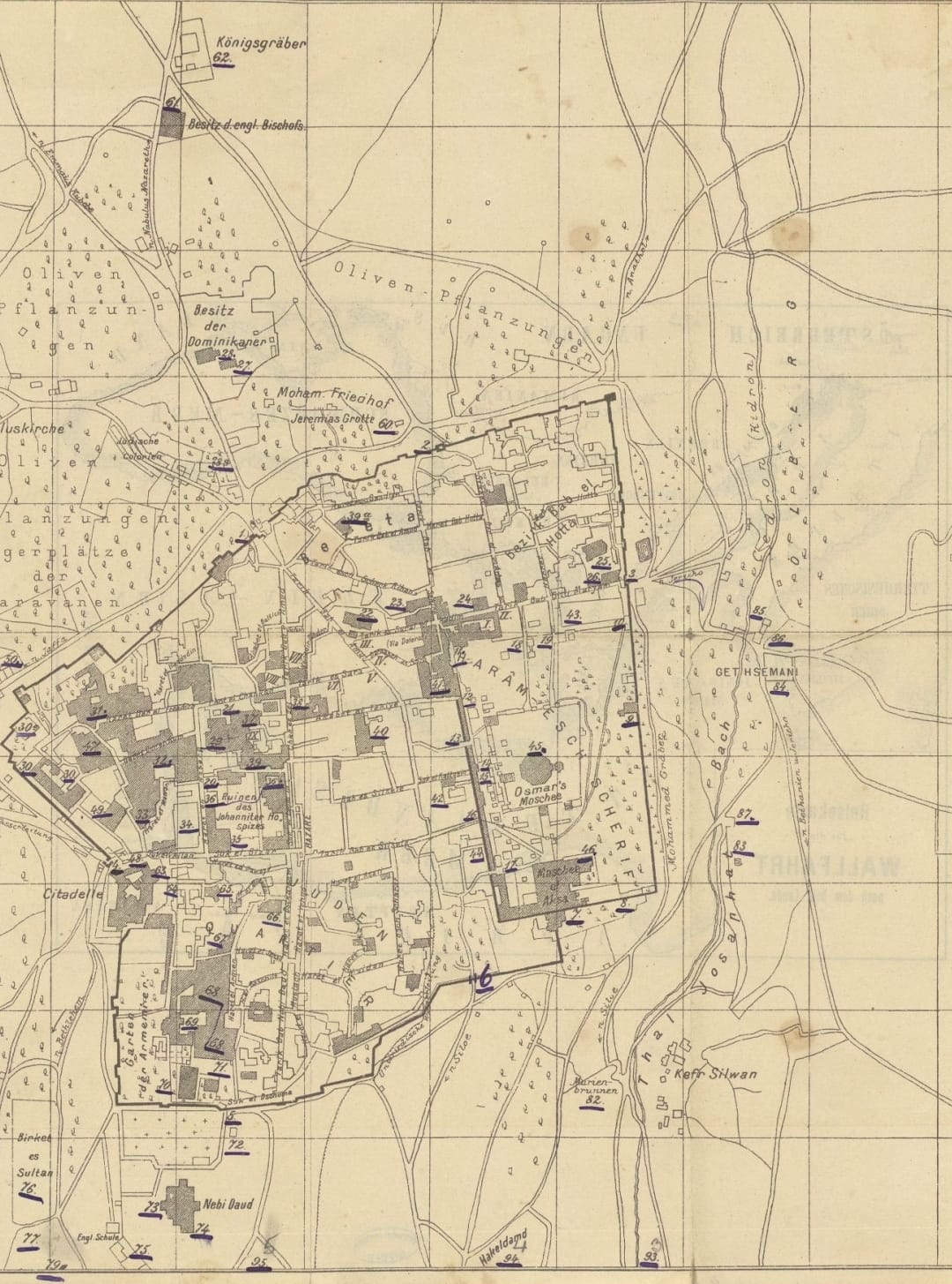 Map of Jerusalem 2